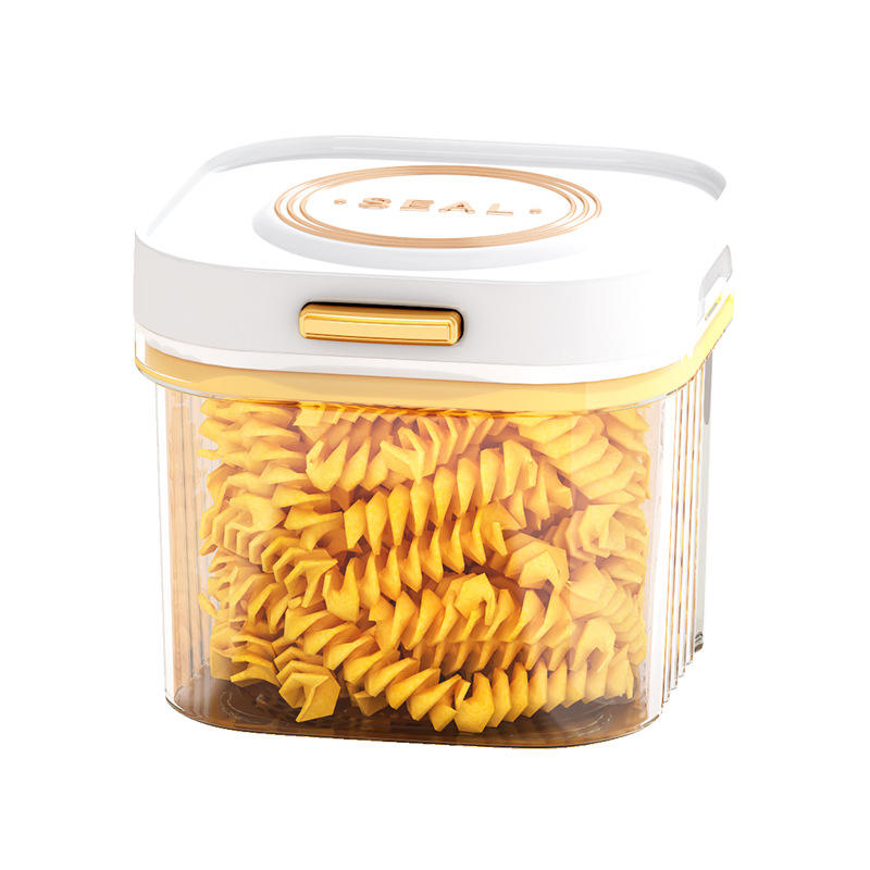 Airtight Food Storage Canister - Moisture-Proof Kitchen Jar for Snacks, Grains & Milk Powder (500-1800 ml)
