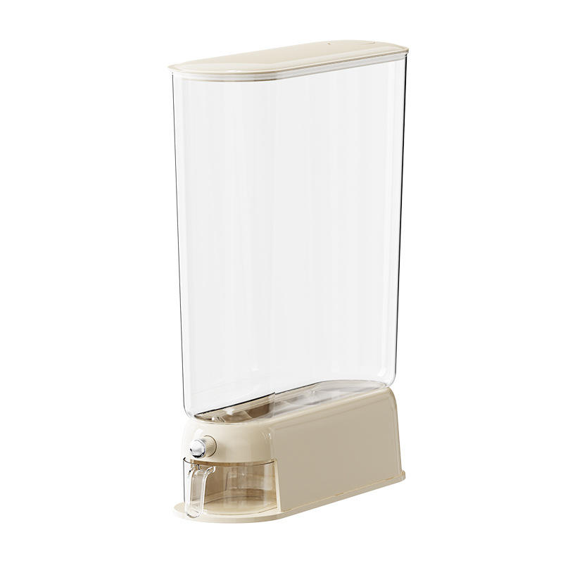 4-5 L Airtight Rice Storage Container - Insect-Proof & Moisture-Proof Sealed Grain Bin with Flip-Top Lid