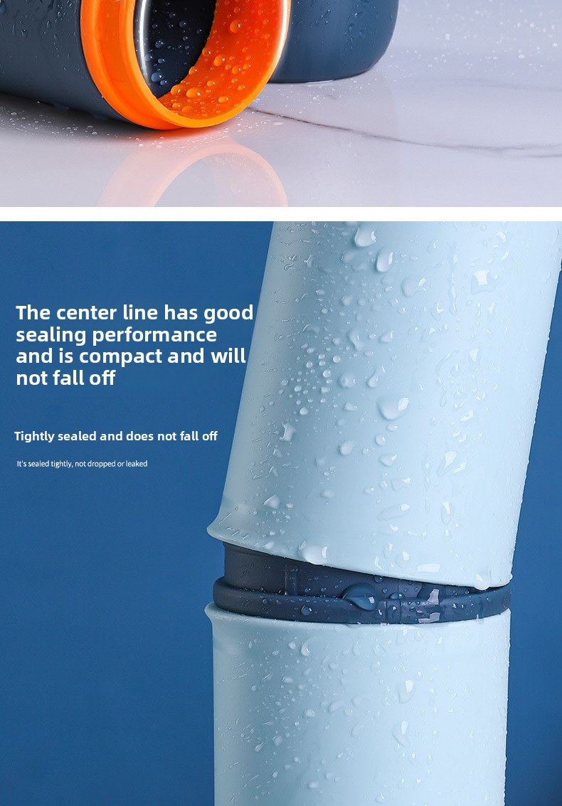Portable Travel Toothbrush & Toothpaste Cup Set - Leak-Proof PP Rinsing Cup for Students & Travel