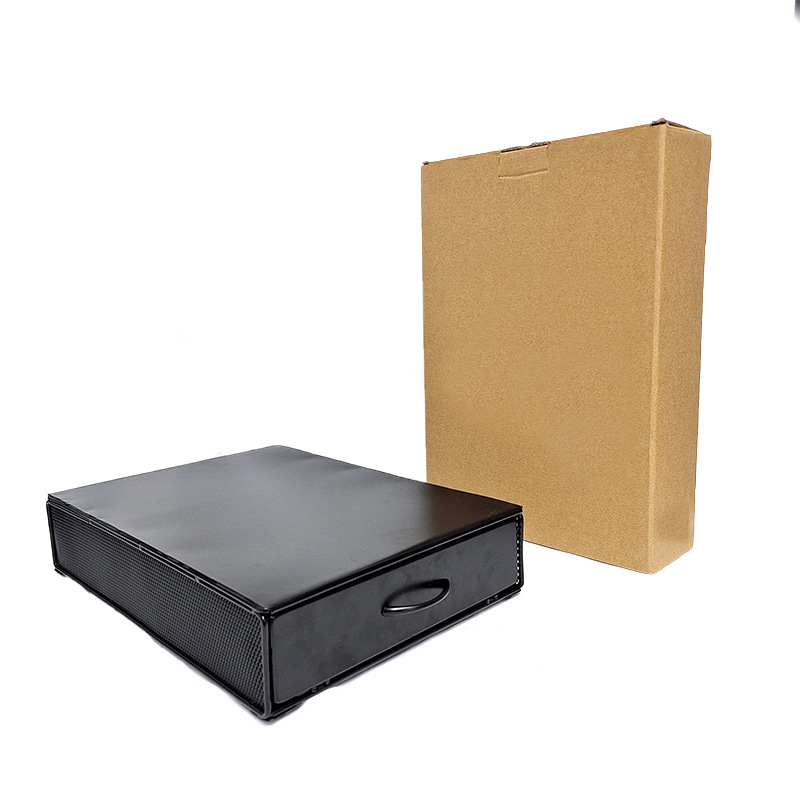 Iron Coffee Capsule Storage Box with Drawer - 40-Capsule Organizer for Home & Commercial Use