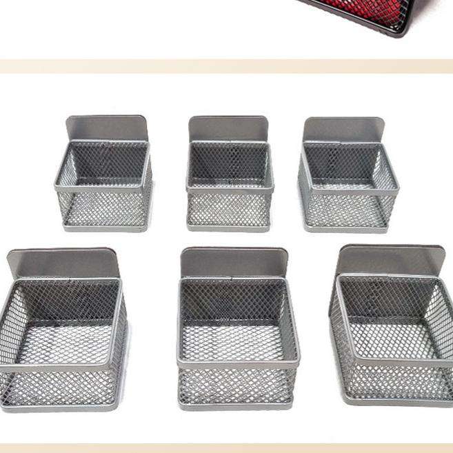 Magnetic Iron Tea Bag Holder Basket - 7.3 x 7.3 x 4.5 cm Large-Capacity Organizer