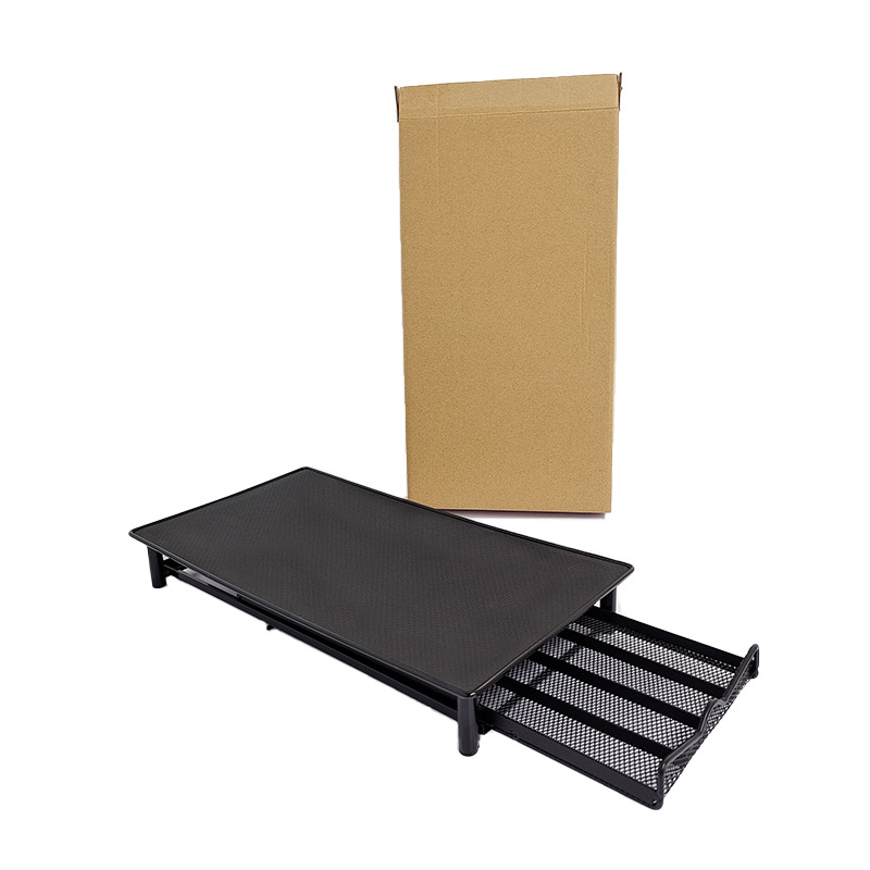 Iron Coffee Capsule Storage Box with Drawer - Standing Rack for 40 Nespresso Capsules