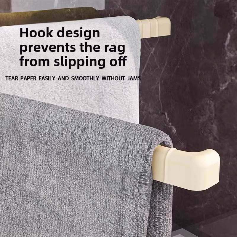 3-Tier Suction Rotating Towel Rack - No-Drill Foldable Bathroom Towel Holder