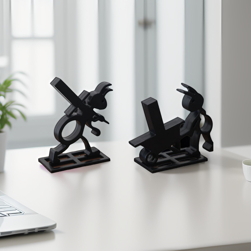 Ant-Shaped Standing Toilet Paper Holder - ABS Free-Standing Bathroom Tissue Rack