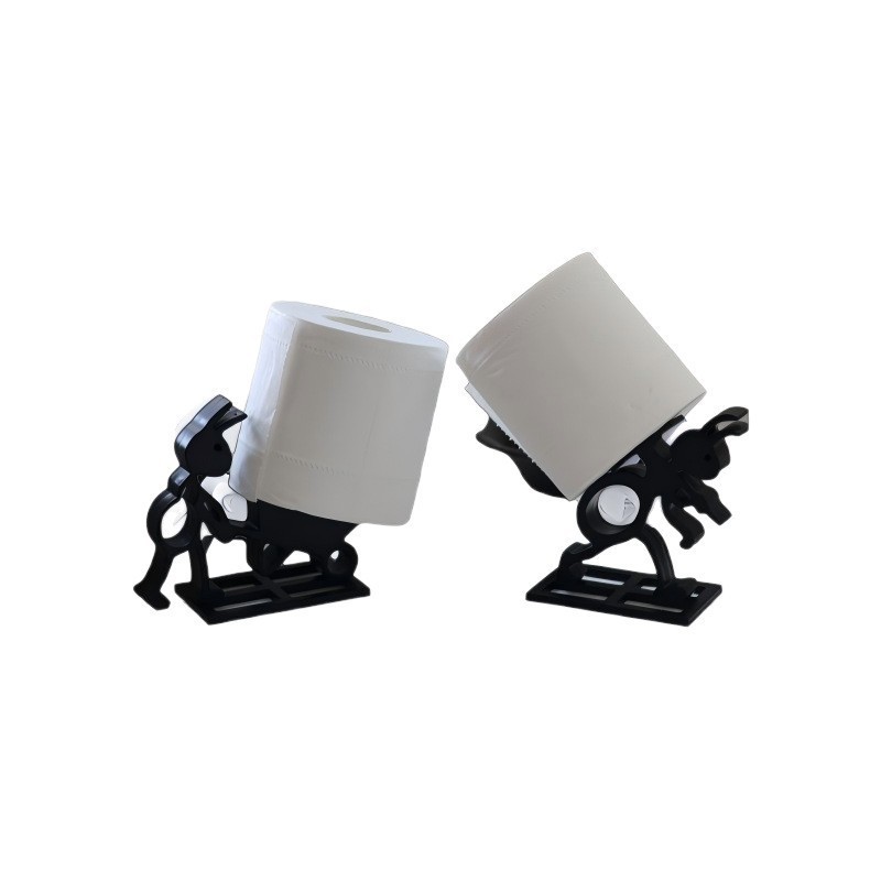Ant-Shaped Standing Toilet Paper Holder - ABS Free-Standing Bathroom Tissue Rack