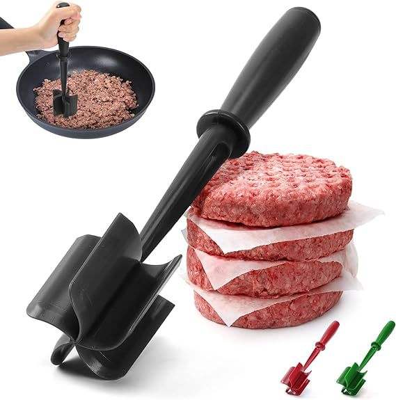 Multifunction Handheld Meat Chopper - PP Grinder & Mixing Spatula for Kitchen