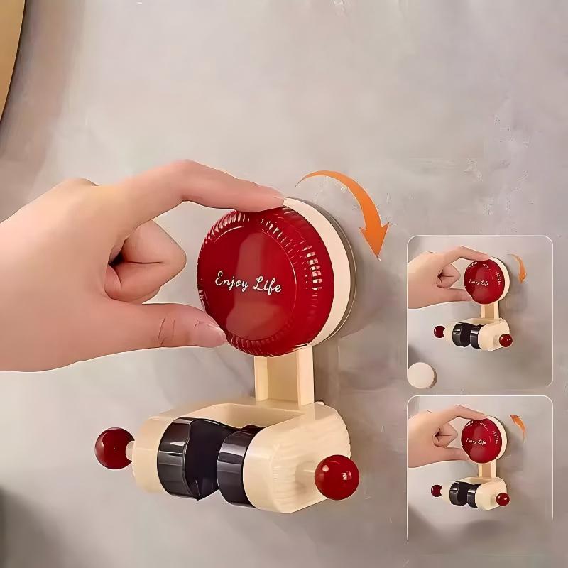 Suction Shower Head Holder - No-Drill Adjustable Bracket with Suction Cup Base