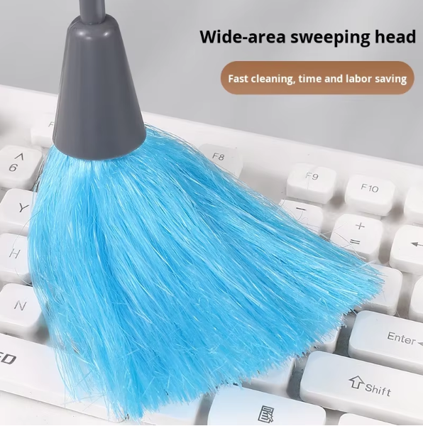 Mini Microfiber Keyboard & Screen Dust Brush - Portable Cleaning Tool for Laptop & Office