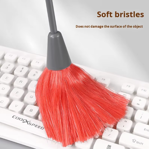 Mini Microfiber Keyboard & Screen Dust Brush - Portable Cleaning Tool for Laptop & Office