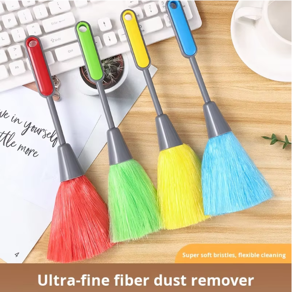 Mini Microfiber Keyboard & Screen Dust Brush - Portable Cleaning Tool for Laptop & Office