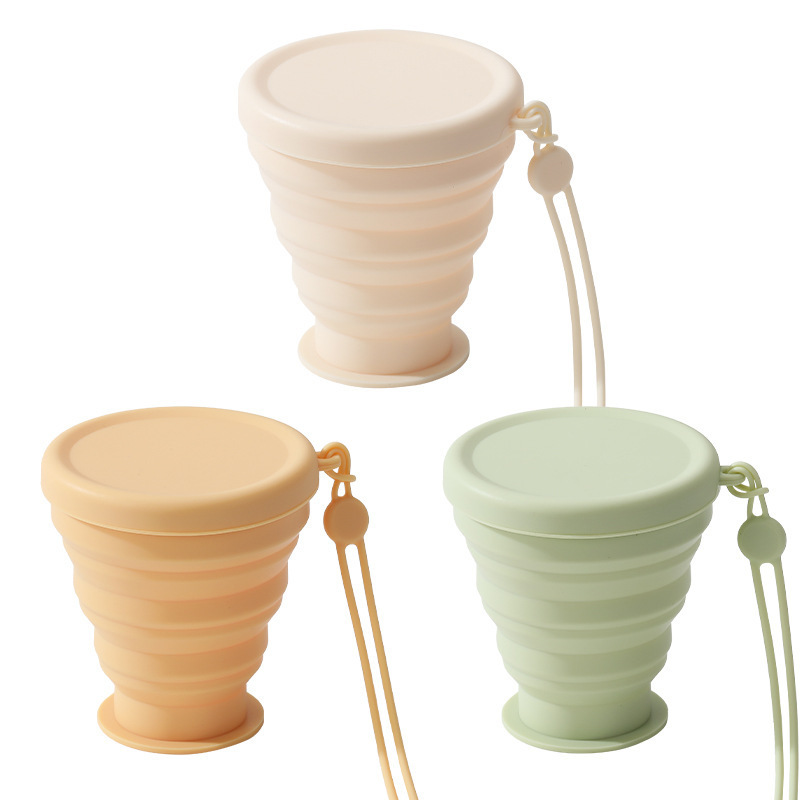Collapsible Silicone Camping Cup - Telescopic Food-Grade Travel Cup (Heat-Resistant)