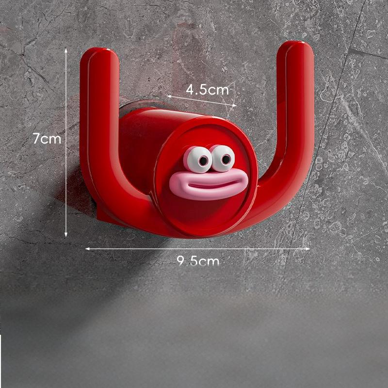 No-Drill Bathroom Slipper Rack - PP Wall-Mounted Draining Slipper Holder
