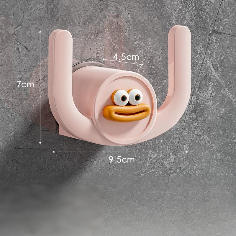 No-Drill Bathroom Slipper Rack - PP Wall-Mounted Draining Slipper Holder