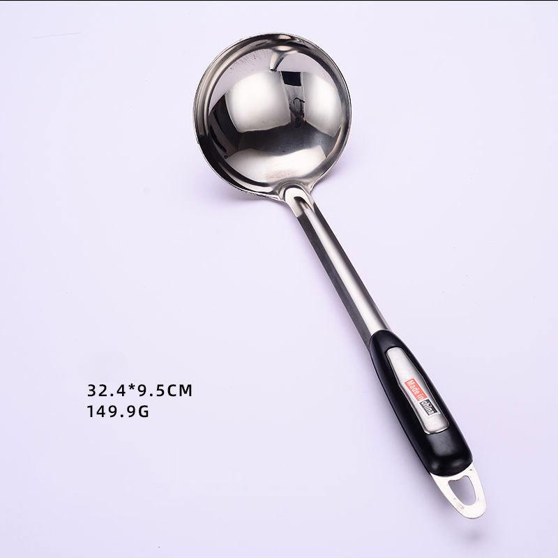 Stainless Steel Cooking Utensil Set - Spoon & Spatula with Handles (Oven-Safe)