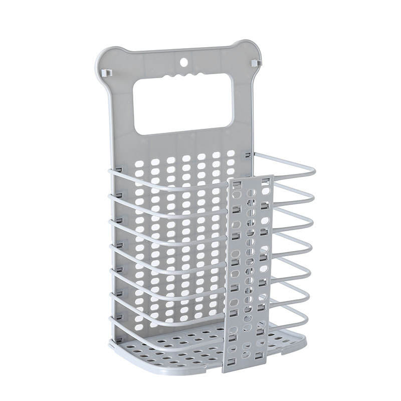 Wall-Mounted Foldable Laundry Basket - Large PP Space-Saving Hamper