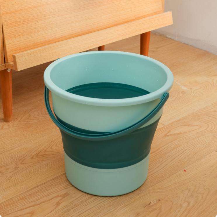 Large Foldable Bucket - Portable PP+TPE Collapsible Tub for Outdoor & Car Wash