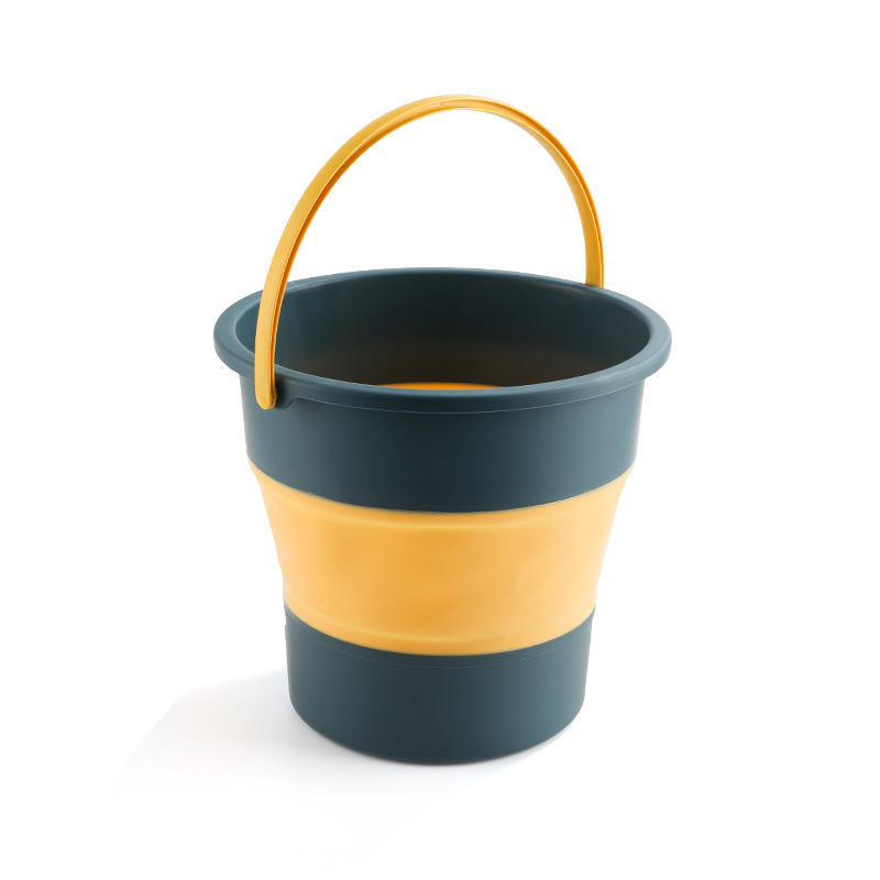 Large Foldable Bucket - Portable PP+TPE Collapsible Tub for Outdoor & Car Wash