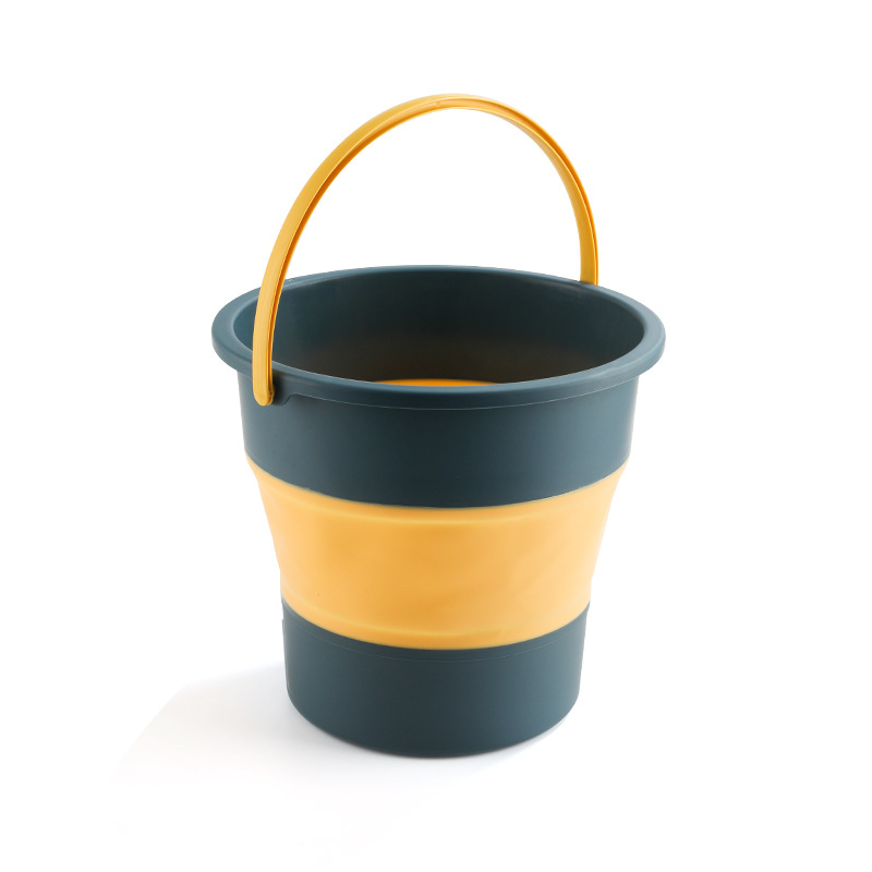 Large Foldable Bucket - Portable PP+TPE Collapsible Tub for Outdoor & Car Wash