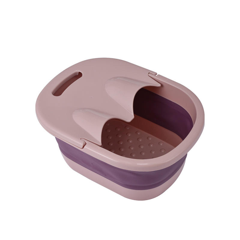 Foldable Foot Bath Basin - Large Portable Deep-Massage Soaking Tub
