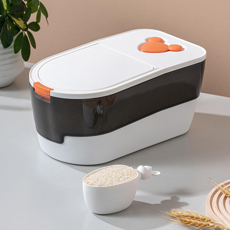 Sealed Rice & Flour Storage Container - Moisture-Proof Insect-Proof Rice Bucket