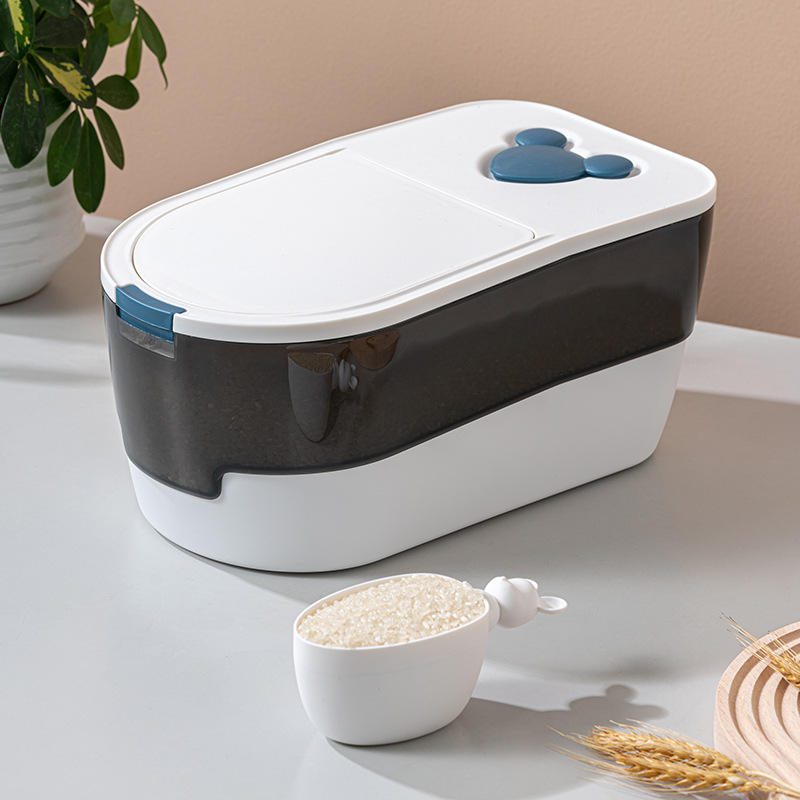 Sealed Rice & Flour Storage Container - Moisture-Proof Insect-Proof Rice Bucket
