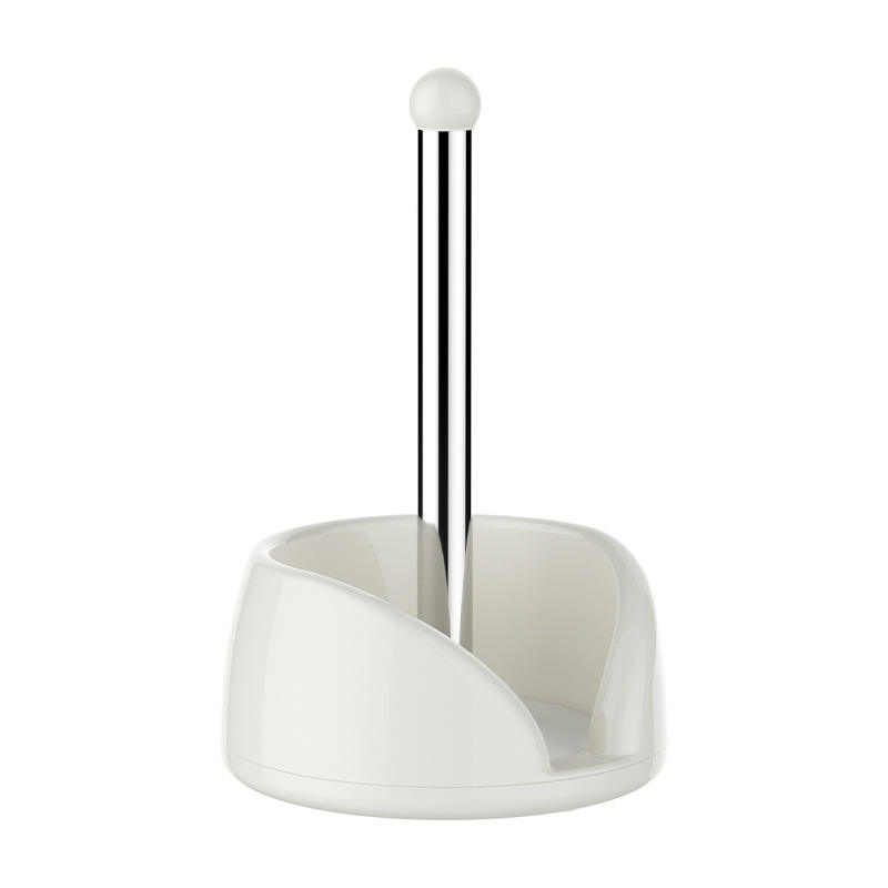 360 Rotating Upright Tissue Holder - Standing Napkin & Bag Organizer for Kitchen