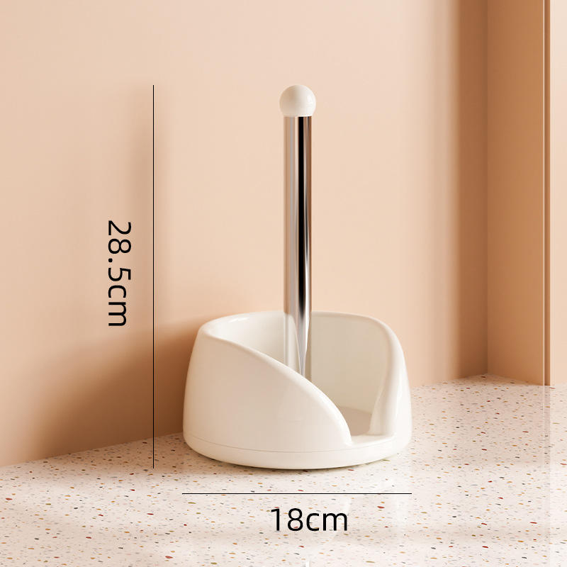 360 Rotating Upright Tissue Holder - Standing Napkin & Bag Organizer for Kitchen
