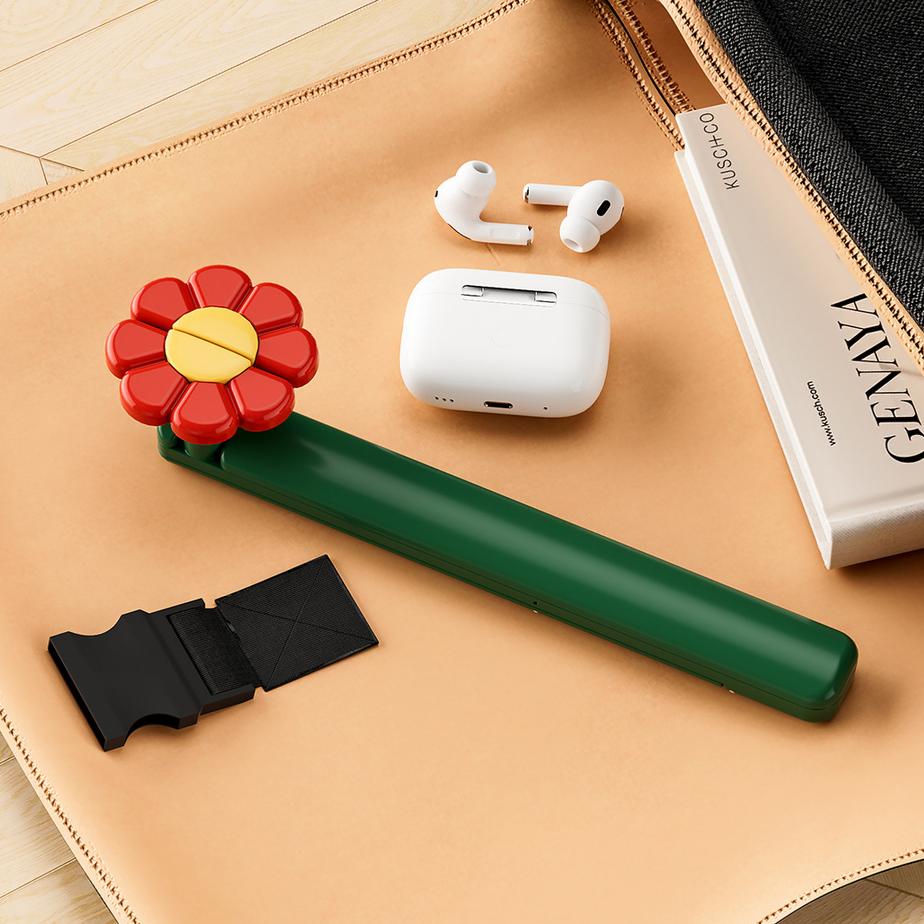 Portable Folding Book Stand - Lightweight Reading Holder for Office & Library Desk