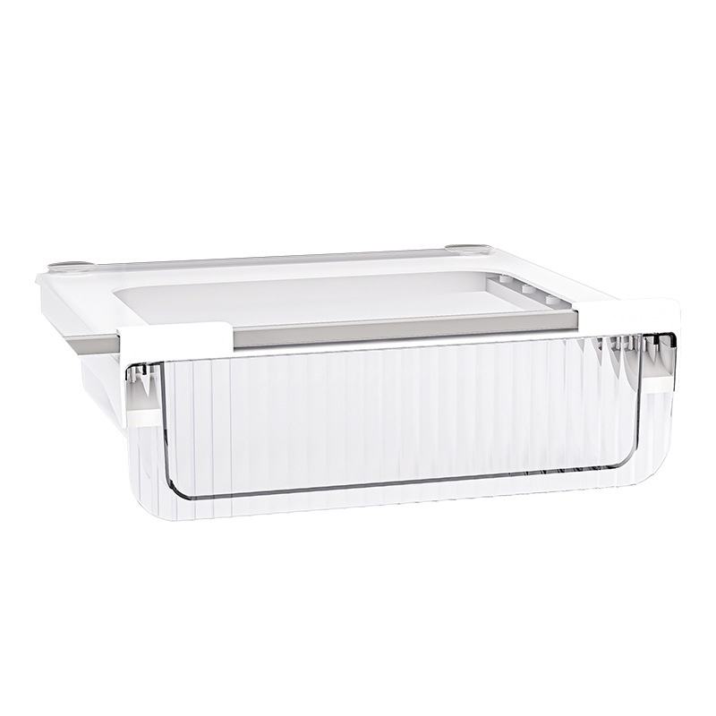 Food-Grade Fridge Hanging Drawer Organizer - Large Pull-Out Fruit & Vegetable Bin