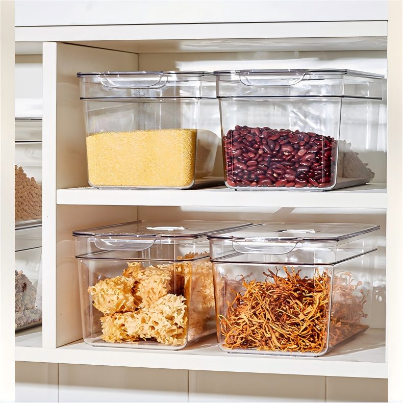 Multi-Functional Transparent Fridge Storage Box - Sealed Fresh-Keeping Food Container
