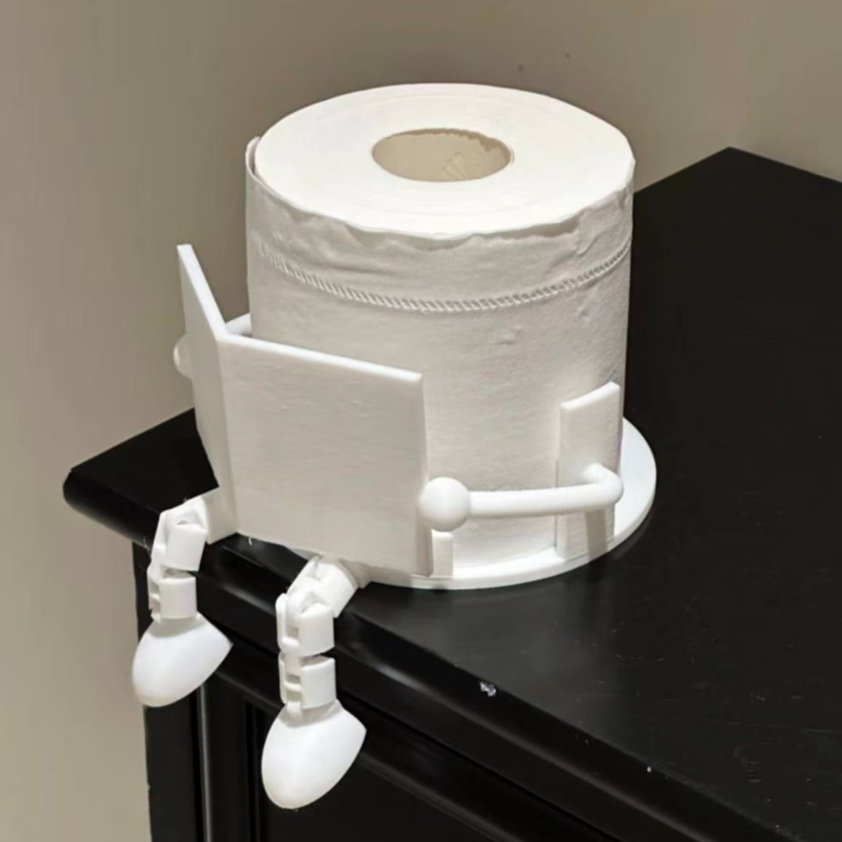 3D-Printed Toilet Paper Holder - PLA Bathroom Tissue Box & Decorative Stand