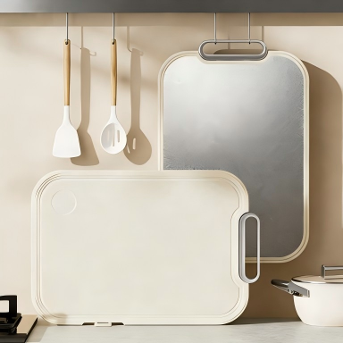 Titanium Alloy Double-Sided Cutting Board - Antibacterial Non-Slip Kitchen Chopping Board