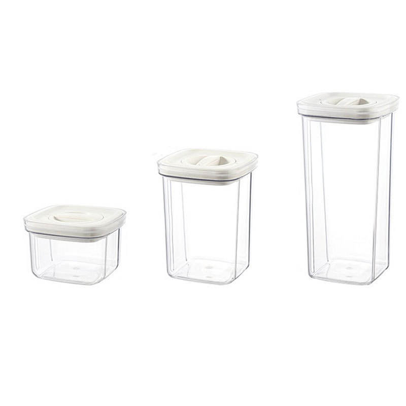600ML Rotating Sealed Food Jar - PP Fresh-Keeping Container for Snacks & Grains