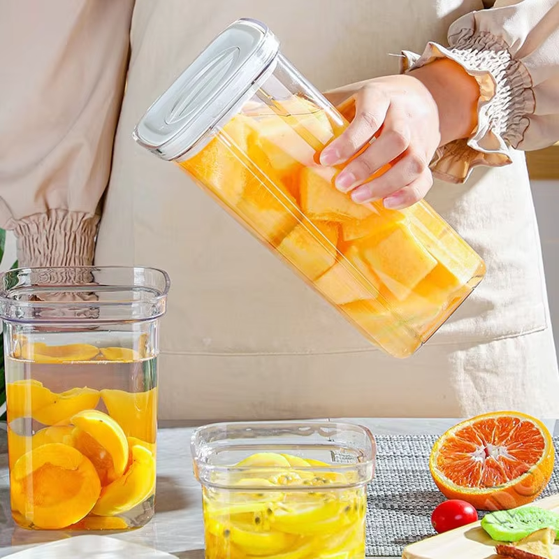 1300ML Rotating Sealed Food Jar - Eco Multi-Function PP Storage Container