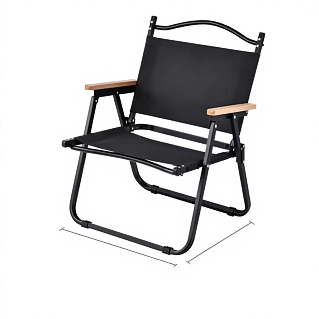 Outdoor Aluminum Folding Chair - Portable Oxford Fabric Chair for Camping & Garden