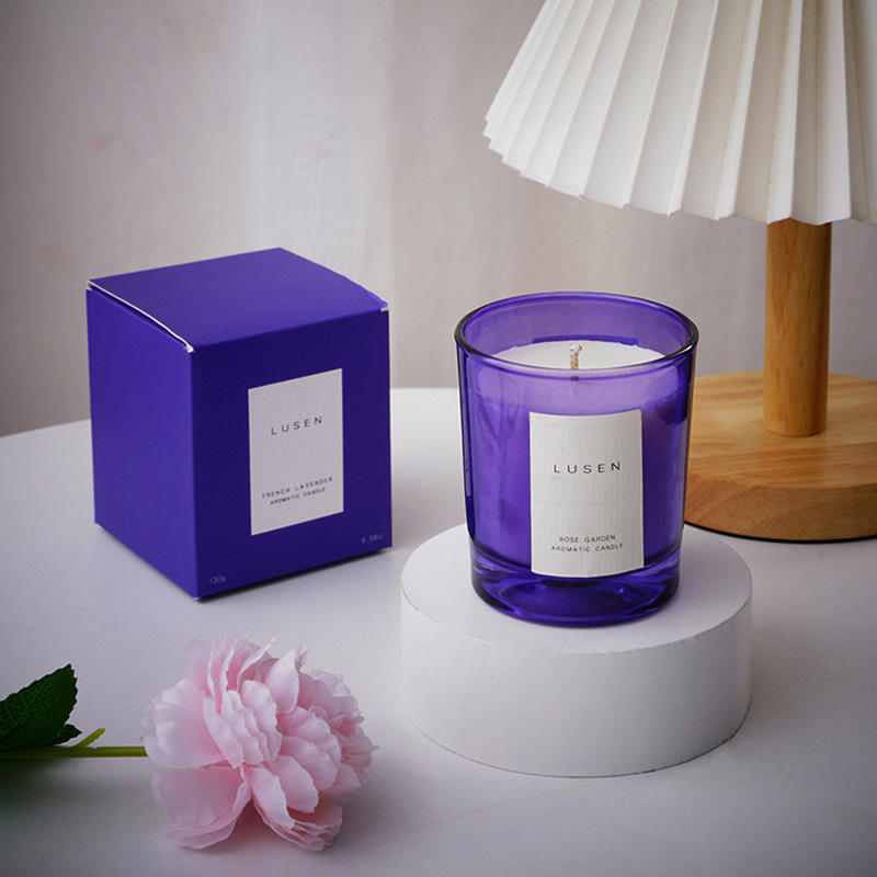 Branch-Shaped Soy Wax Scented Candle in Glass Jar - 12-24 Hour Burn