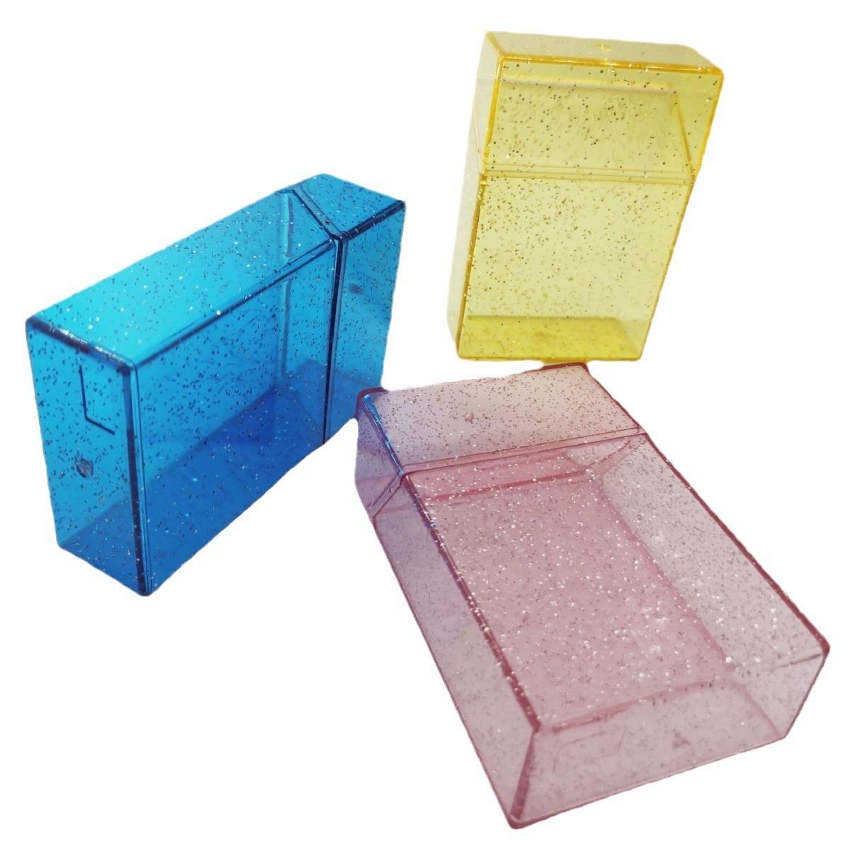 Portable Transparent PP Cigarette Case with Automatic Opening - Waterproof