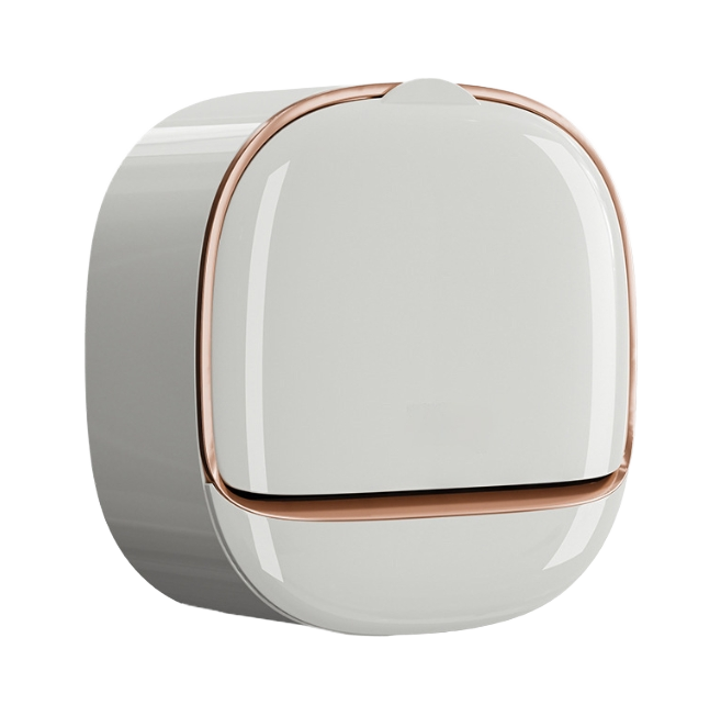 Modern Waterproof Wall-Mounted Soap Dish with Drainage Tray, 12 x 5 x 11.5 cm