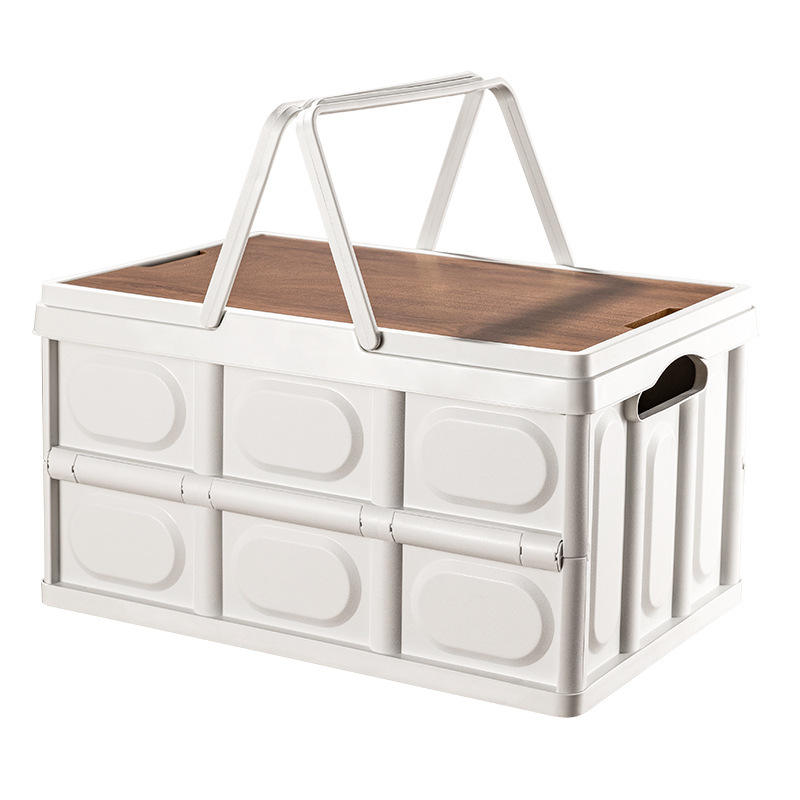 55 L Portable Folding Storage Box for Camping, Picnic and Travel