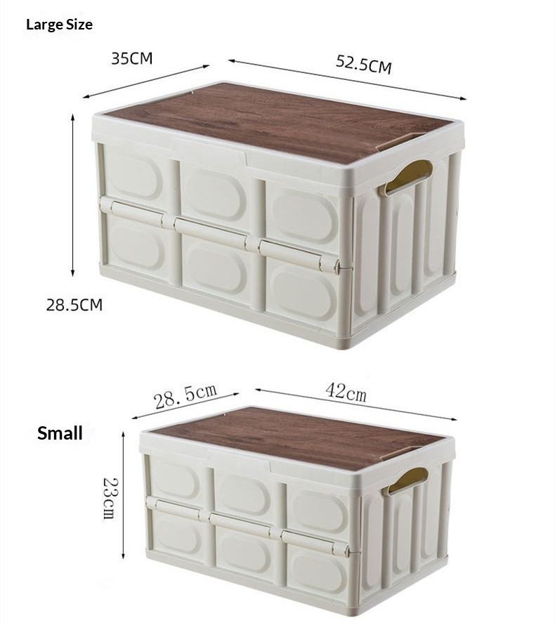 55 L Portable Folding Storage Box for Camping, Picnic and Travel