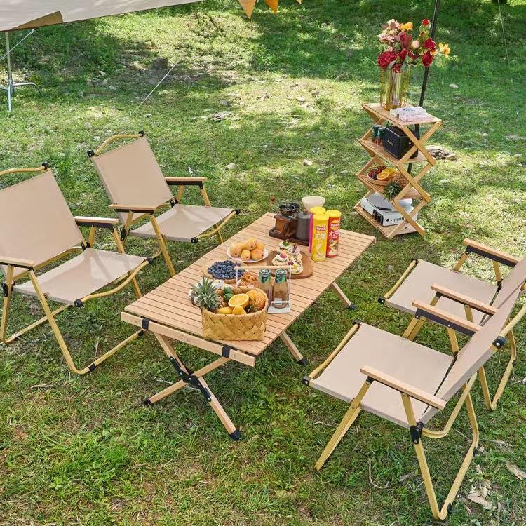 Modern Aluminium Folding Chair with Oxford Fabric - Portable Camping and Garden Seat