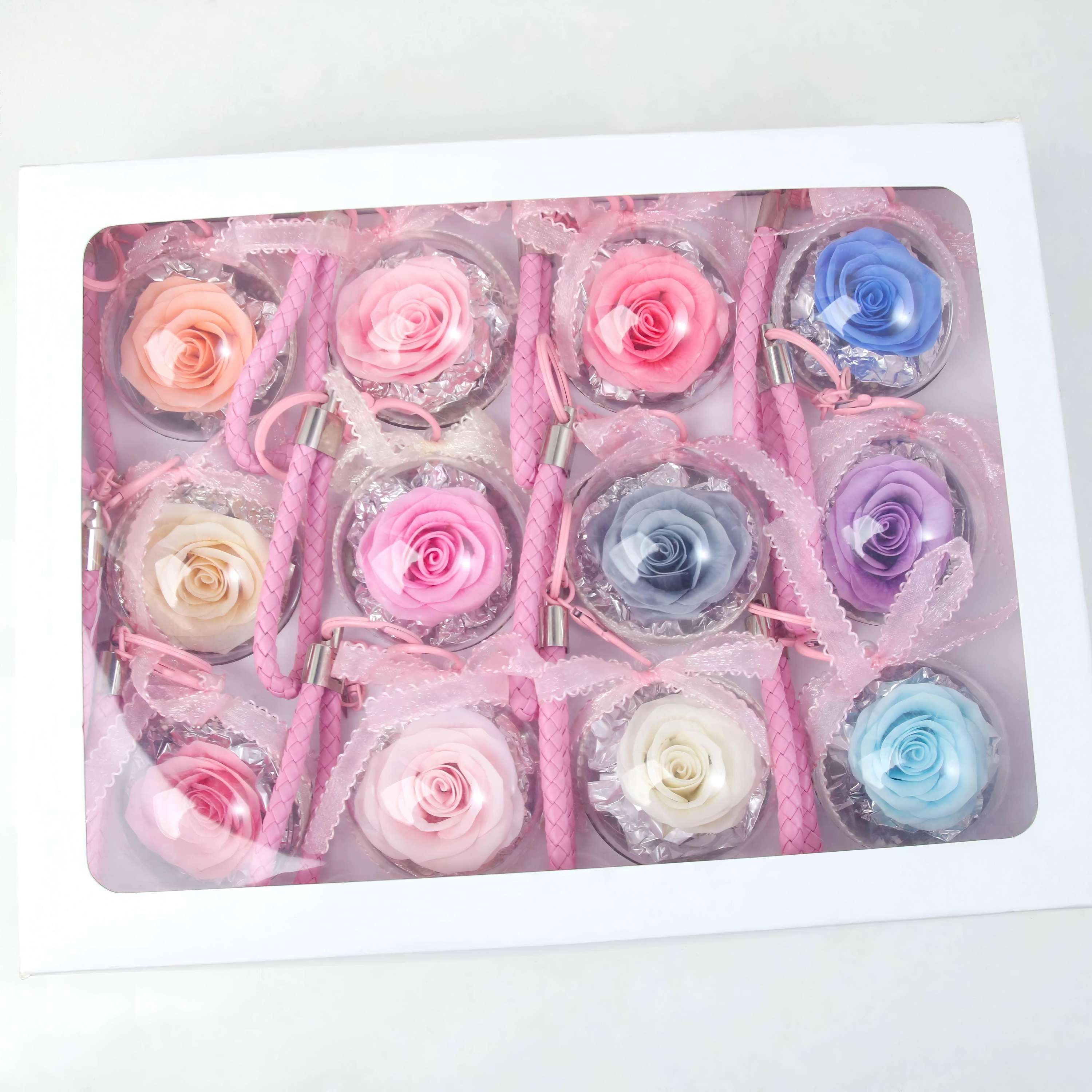 Custom Handmade Artificial Rose Bouquet Gift Box for Valentine’s and Mother’s Day