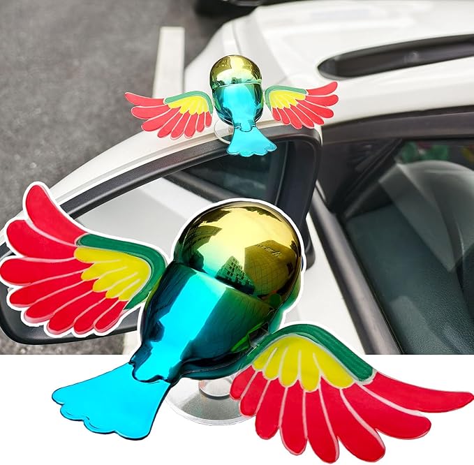 Fun Flapping Bird Car Sticker - Exterior Decal for Hood, Roof and Trunk
