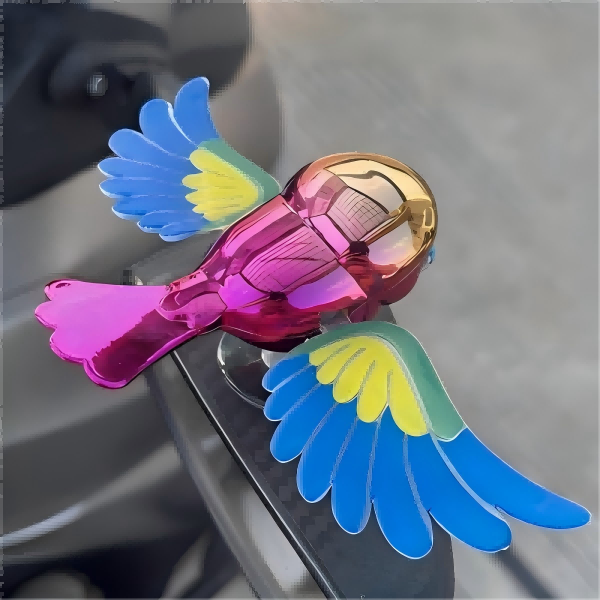 Fun Flapping Bird Car Sticker - Exterior Decal for Hood, Roof and Trunk