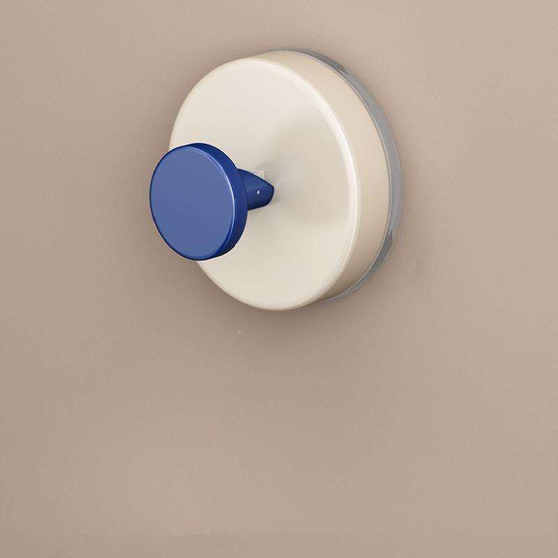 Strong-Load Suction Cup Wall Hook - No-Drill Adhesive Hook with Key Cap Holder
