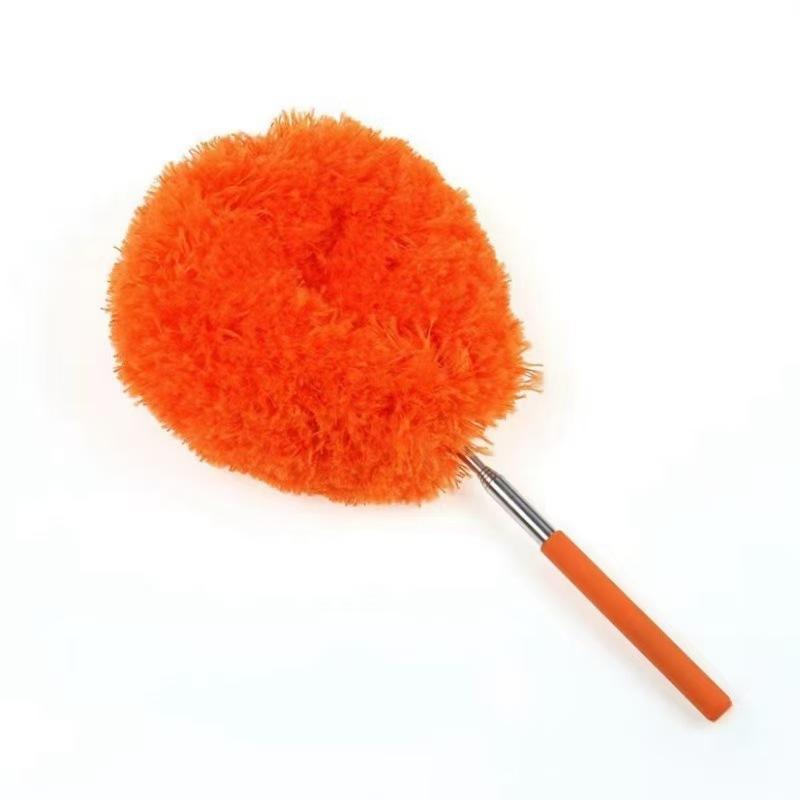 Ceiling Fan Cleaning Duster with Flexible Telescopic Pole and Steel Handle