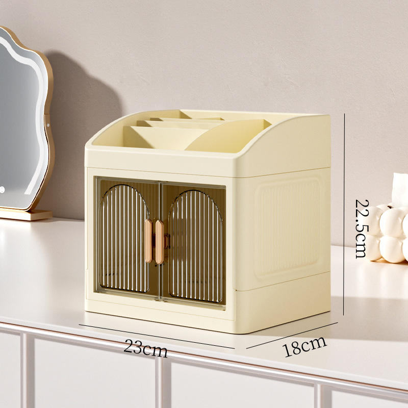1-Layer Foldable Double-Door Storage Cabinet, 23 x 18 x 22.5 cm