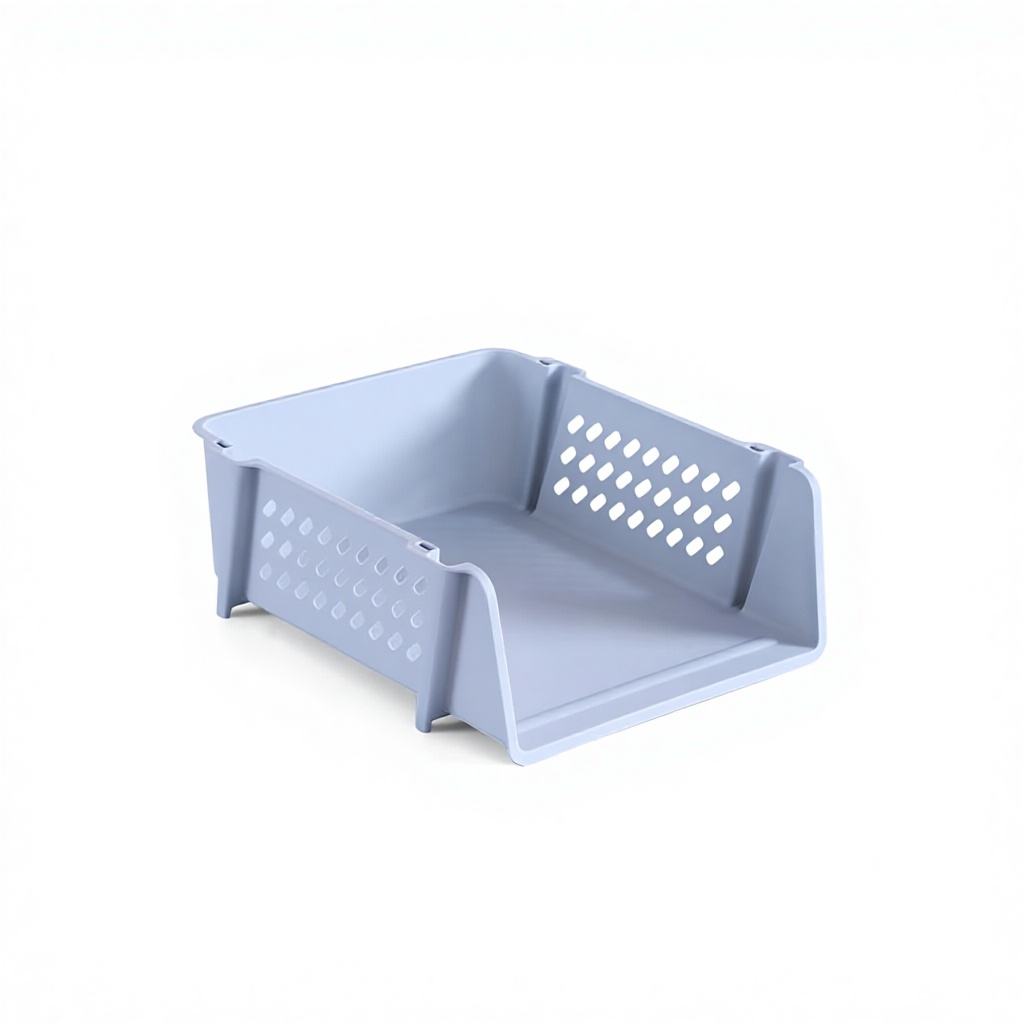Foldable Vertical PP File Rack for A4 Documents and Books, 33 x 29.5 x 12 cm