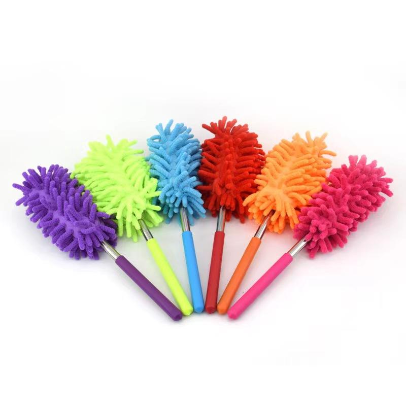 Telescopic Microfiber Hand Duster with Extendable Handle, 75 cm