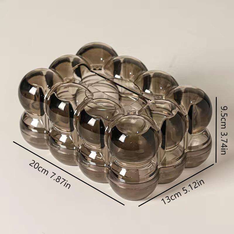 Transparent Plastic Tissue Box - Durable Classic Design for Home and Office